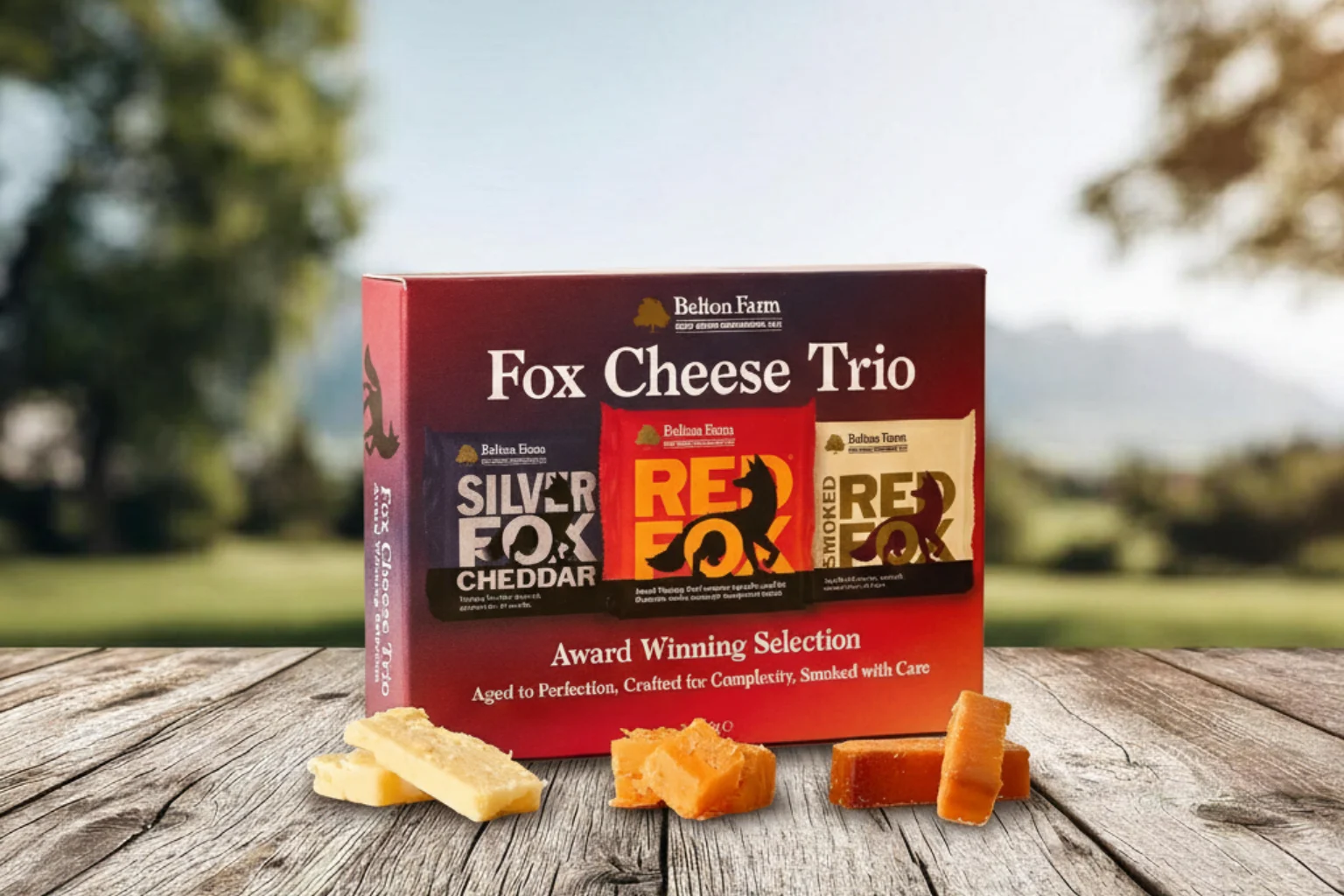 Artisan Cheese Collection Explore the Belton Farm Fox Trio